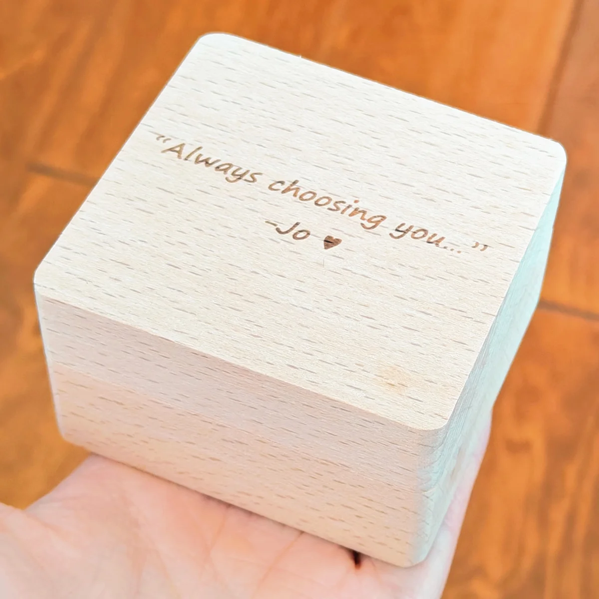 Always Choosing You Customized Photo Music Box, Monthsary, Anninersary, Christmas, Birthday gifts