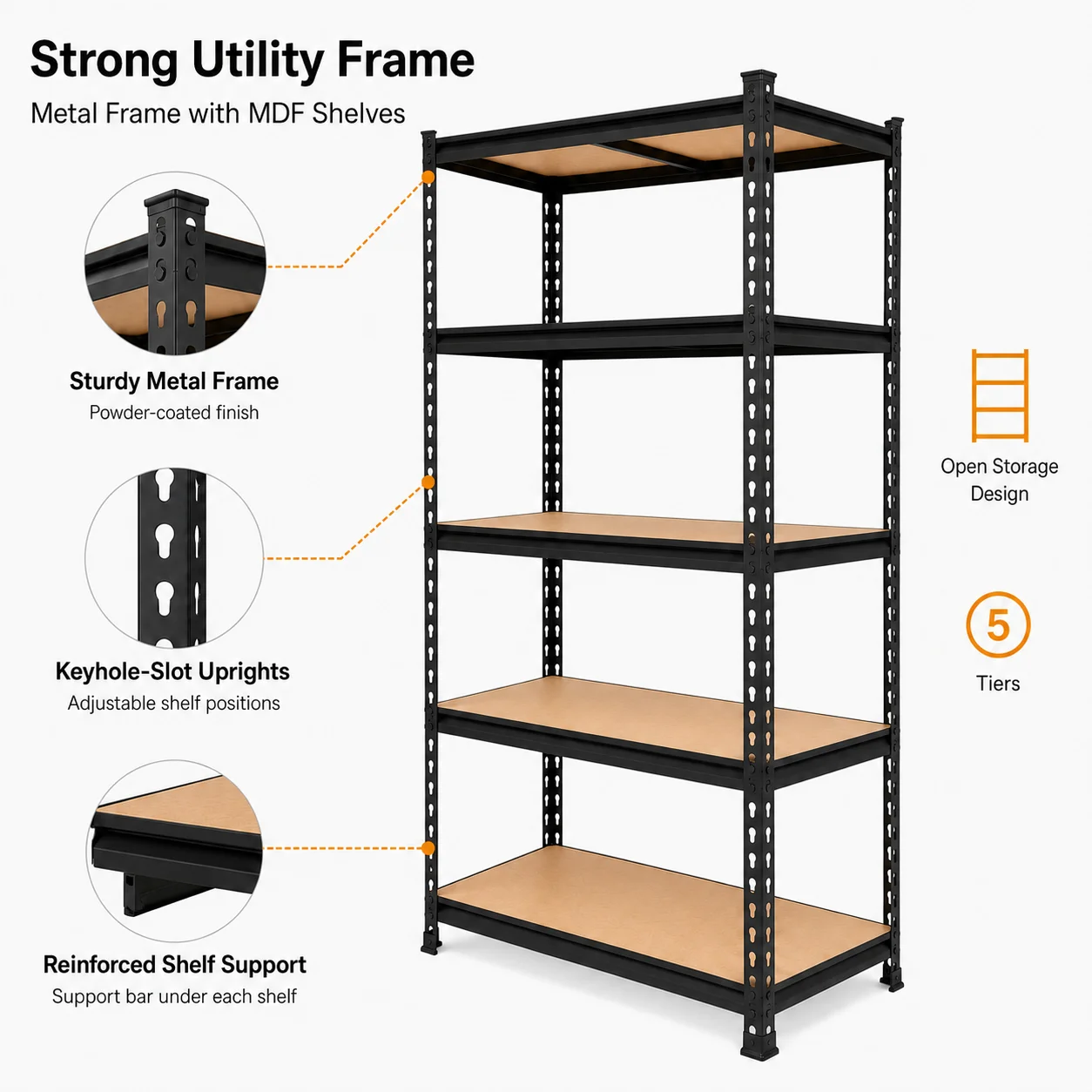 وحدة تخزين معدنية متينة بخمسة - مراجعة Tech Room Accessories وسعره