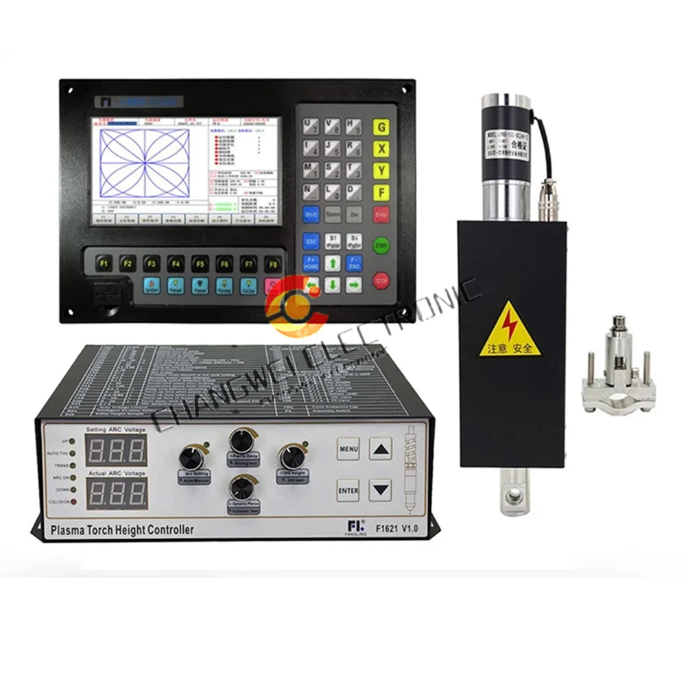 

F2100B Plasma Controller + THC+lifter Kit F2100B + F1621 + JYKB-100 For Plasma Cutting Machine Cutter