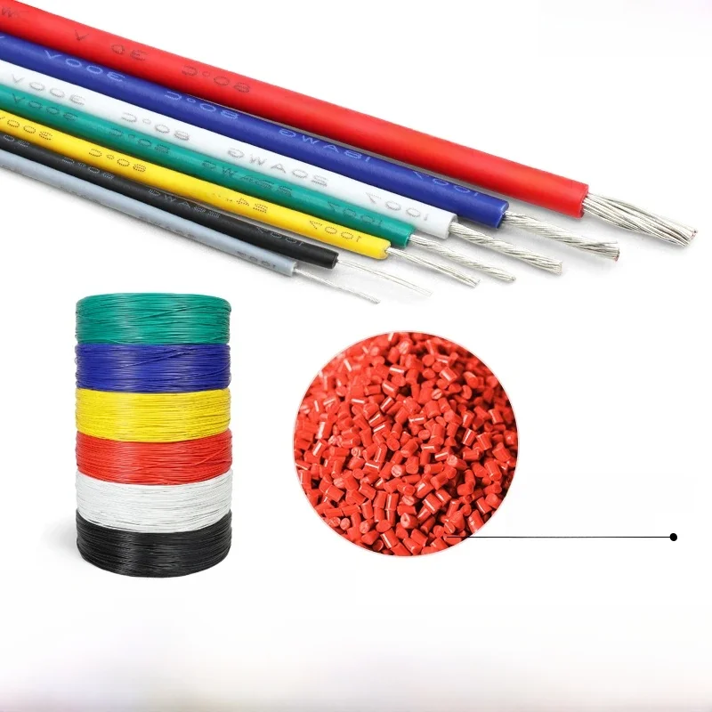 2/5m UL1007 fils électroniques AWG 30 28 26 24 22 20 18 16 bricolage lampe à LED ligne de fil d'éclairage 300V PVC isolé câble en cuivre étamé