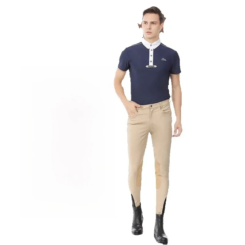 Silikonowe spodnie jeździeckie konna bryczesy miękkie oddychające Chaps kobiety Unisex spodnie jeździeckie Unisex Halter buty do jazdy konnej — zdjęcie 2