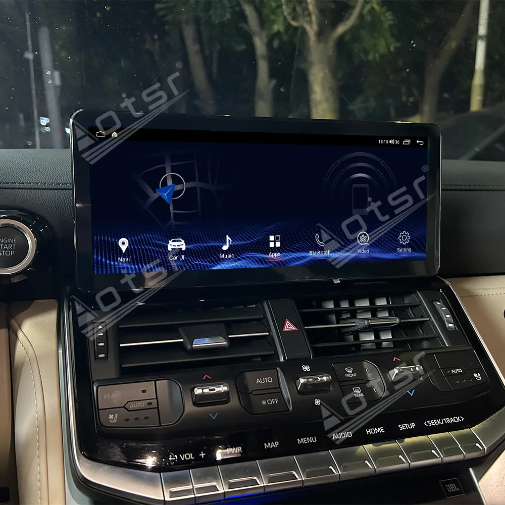 12.3 in for Toyota Land Cruiser 300 LC300 2021 2022 2013 Car Radio Player Multimedia Android Radio Tesla Style Headunit Carplay