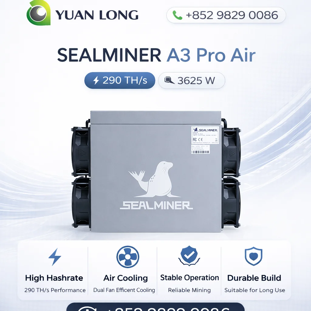 SPECIAL OFFER _ Bitdeer SEALMINER A3 Pro Air 290TH/s 3625W Bitcoin Miner