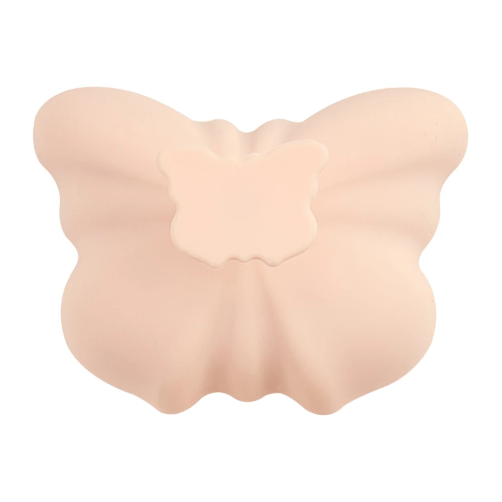 فرشاة غسيل الشعر من السيليكون، مدلك فروة الرأس على شكل فراشة، ناعمة ولطيفة للشامبو، أداة العناية بفروة الرأس #3