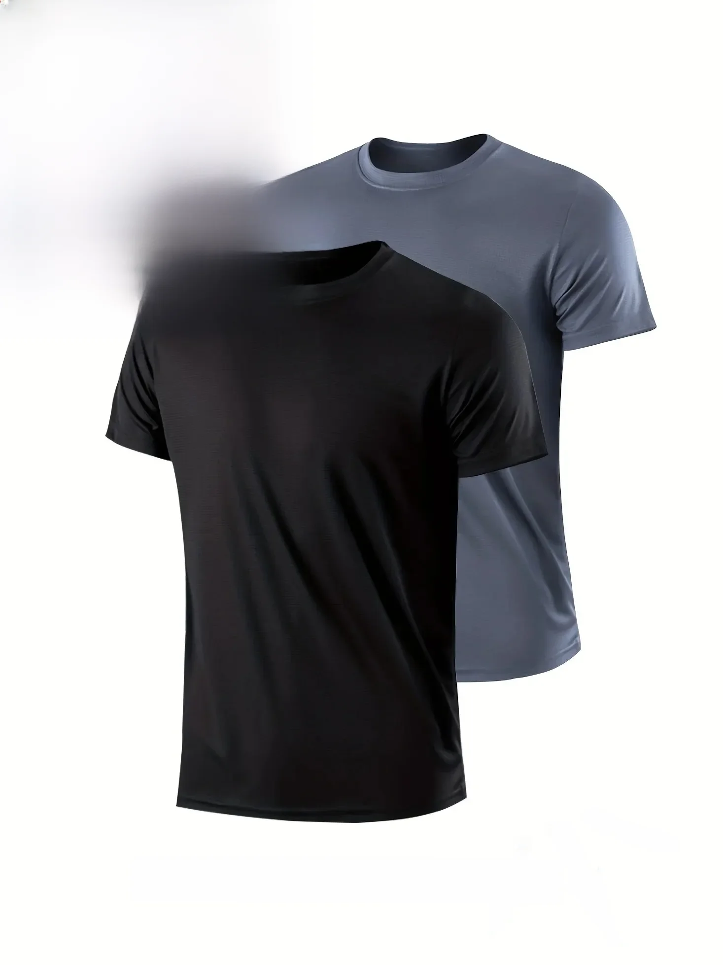 2/1pcs camiseta de compressão de secagem rápida para homens – camisa esportiva leve e respirável