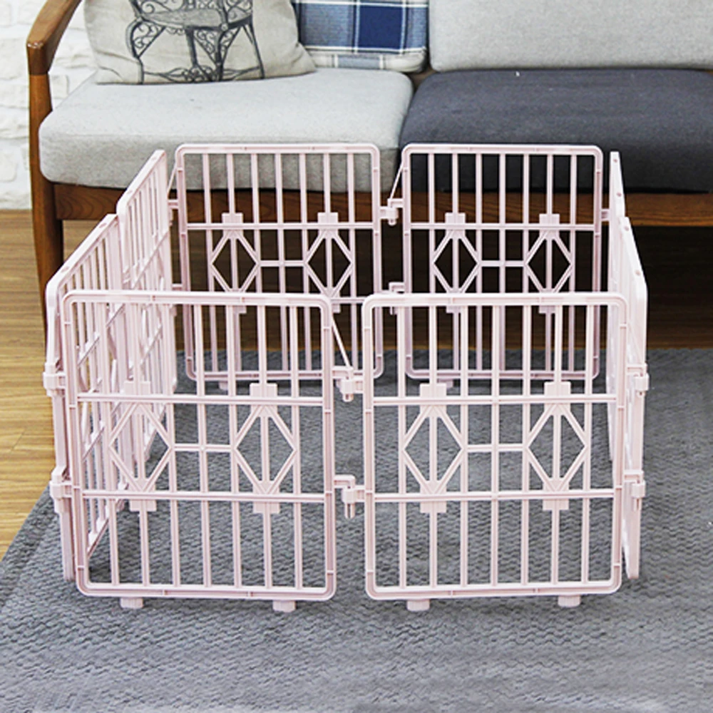 1 Kan Tung Plastic Fence 8P Pink S