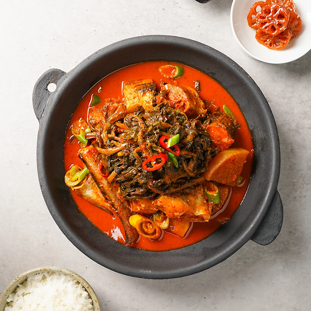 [홍익상회] 시래기 코다리 조림 900g (2-3인분) x 2개 최상급 코다리 찜 요리 밀키트