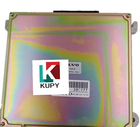 KUPY high quality EC220D excavator v-ecu controller computer board with software 14594708