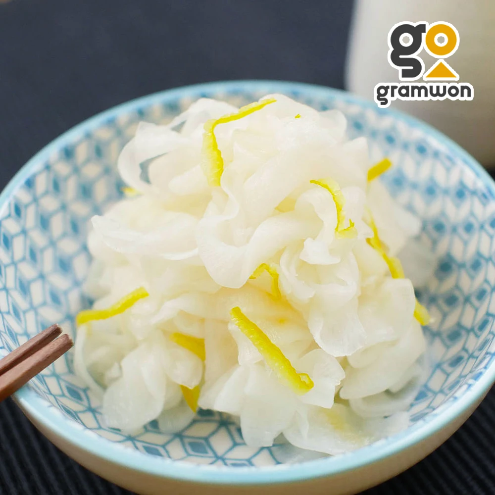 1kg of fresh citron pickled radish full of citron scent