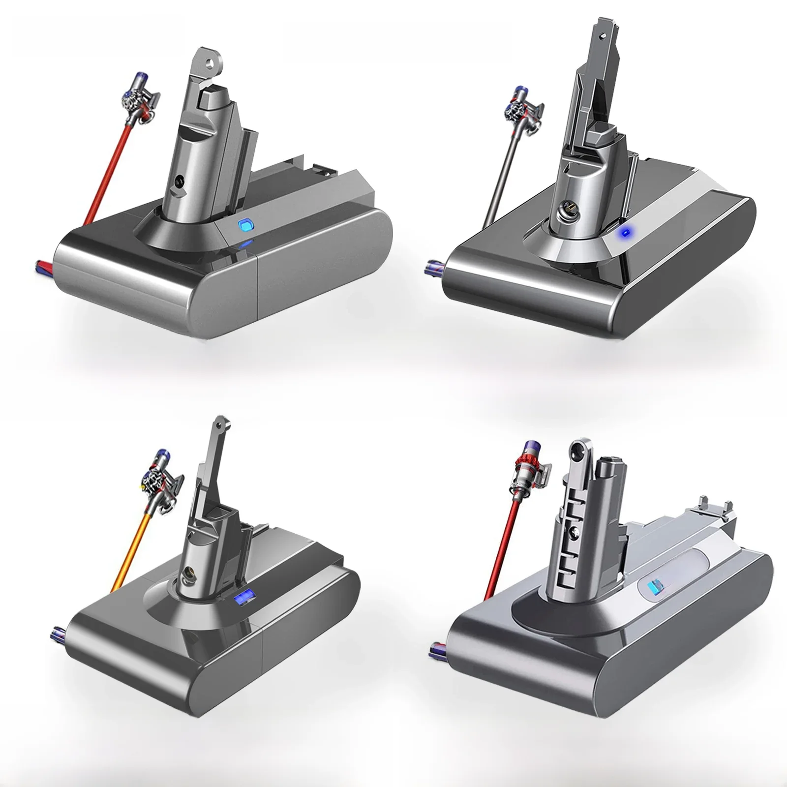Powtree 4.0ah/10.4ah Ersatz batterie für dyson v6 v7 v8 v10 Serie sv12 dc62 sv11 sv10 Hands taub