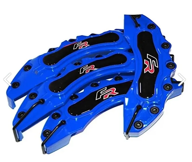 Blue compatible Caliper Cover with SEAT FR Logo 4 Pieces