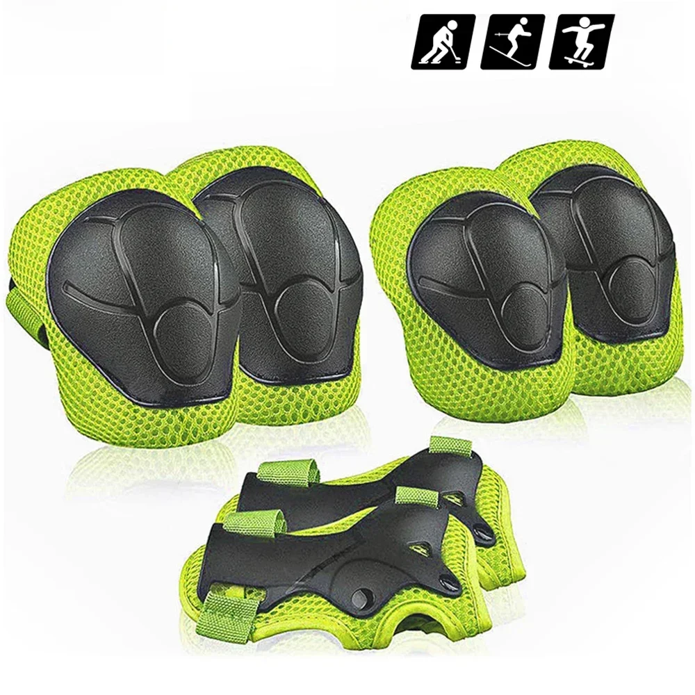 AliExpress Tcare 6pcs Protective Gears Set for Kids Children Knee Pad Elbow Pads Wrist Guards Child Safety Protector Kit for Cycling Bike Skating