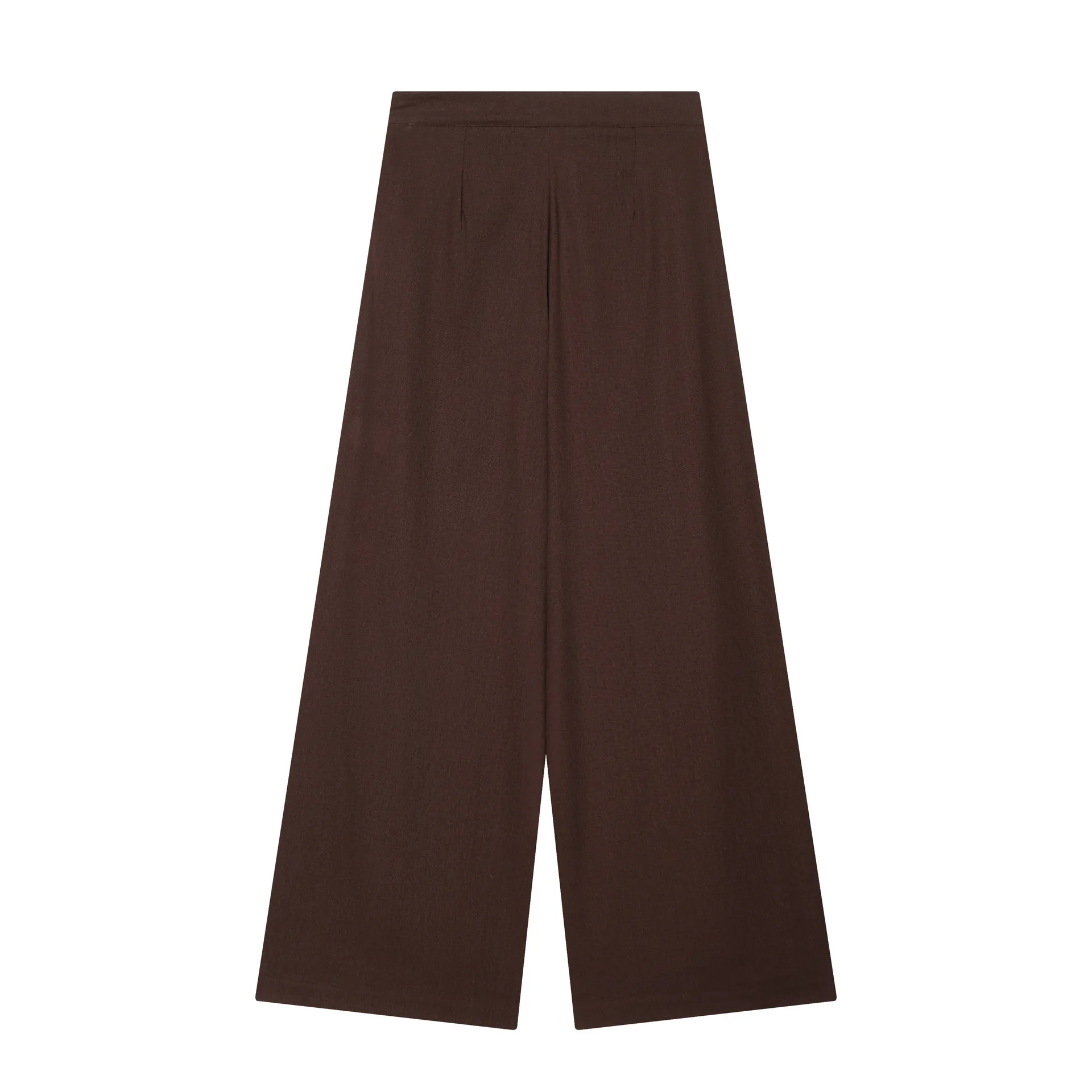 Vintage High Waisted Wide Leg Pants Women Summer Fashion Asymmetric Overlay Straight Long Trousers Casual Loose Slacks 2026