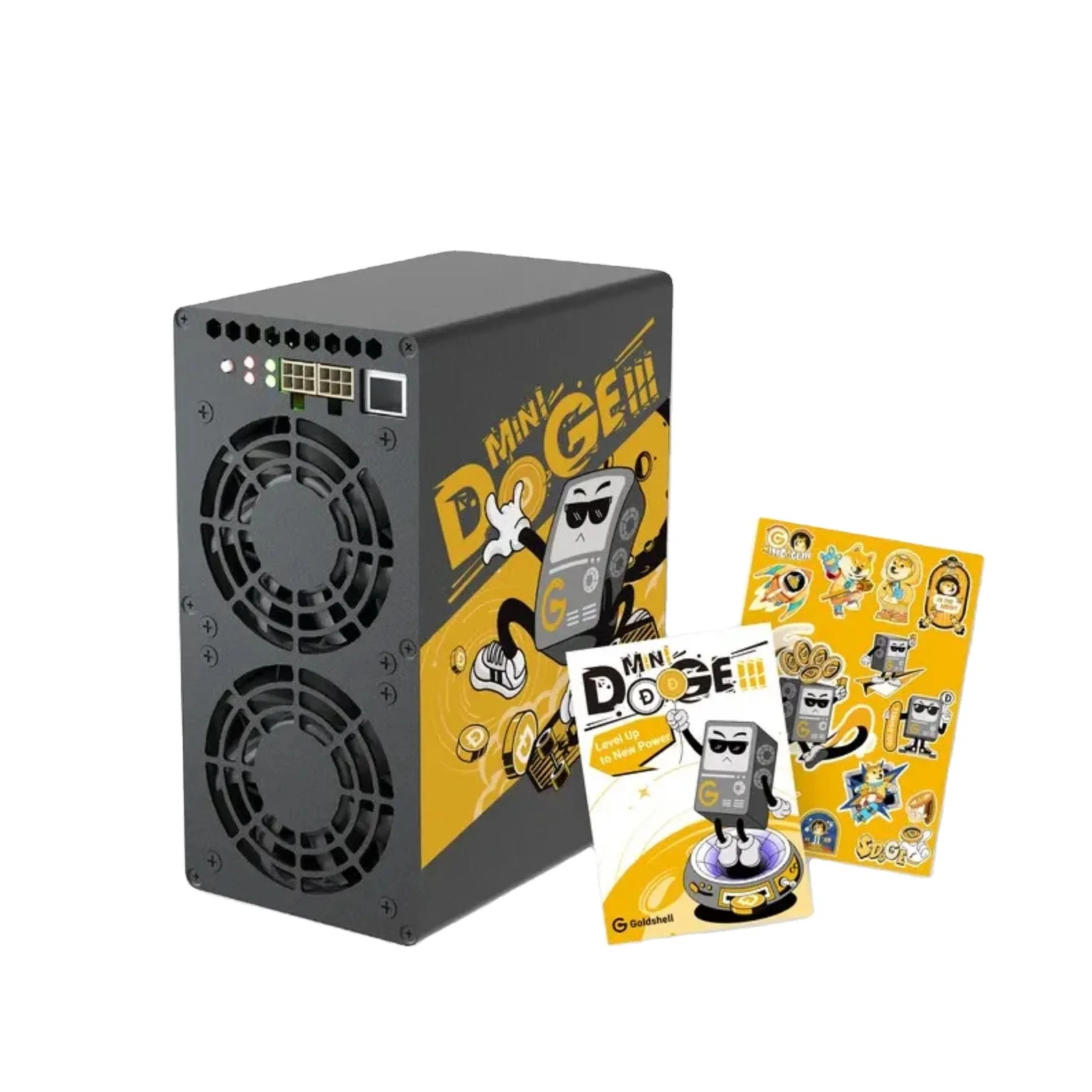 

GO‼️‼️Goldshell Mini Doge III 700MH/s Scrypt Miner | 400W Low Power Dogecoin & Litecoin ASIC Miner | Ultra Quiet 35dB Home Minin