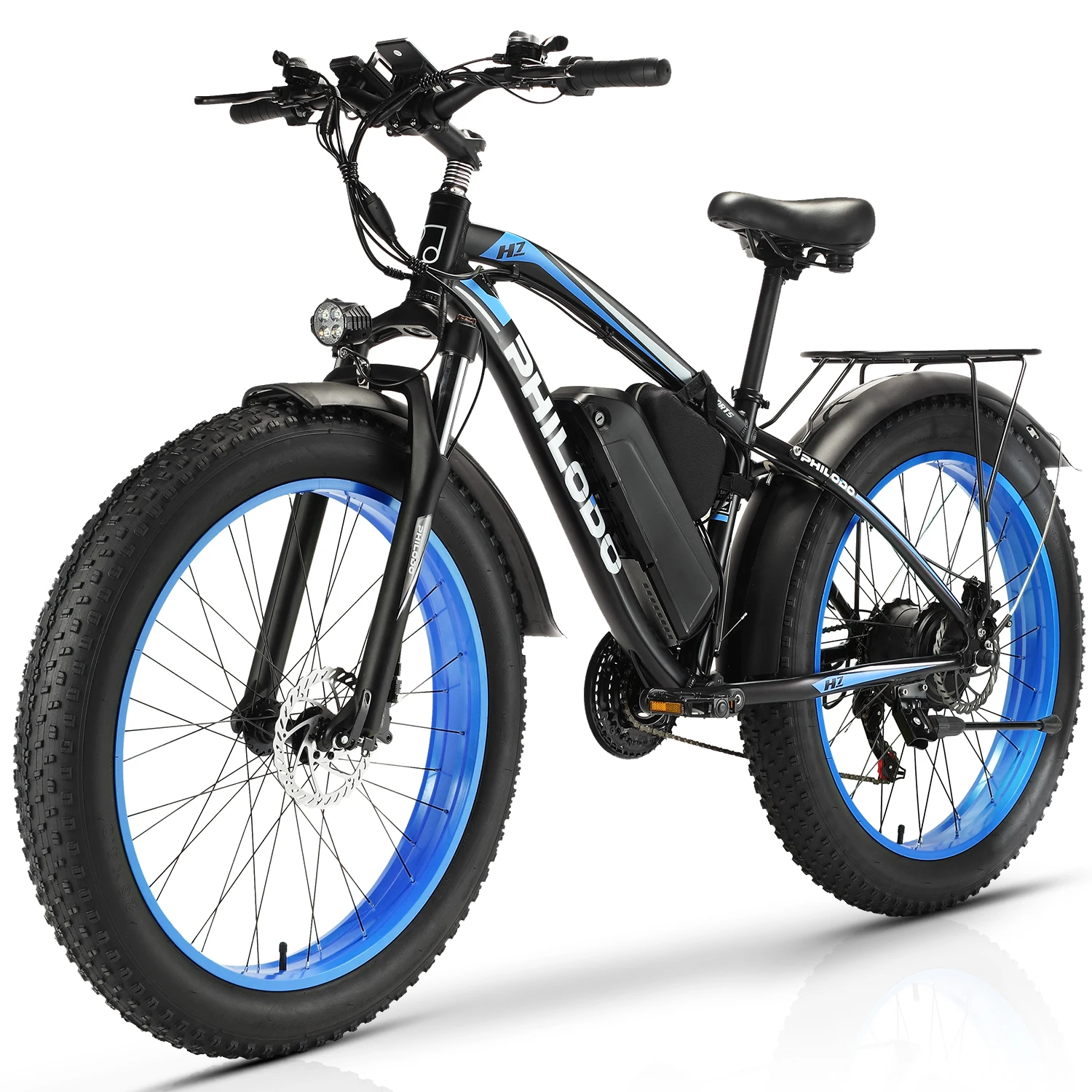 

Electric power bicycle PHILODO 48V17.5Ah LCD display 1000W endurance 55KM cruise control 26-inch aluminum alloy wheels