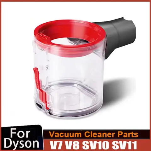 Handheld Wireless Vacuum Cleaner Dust Bucket Garbage Bin For Dyson V7 V8 SV10 SV11 Replacement Spare Parts Accessories