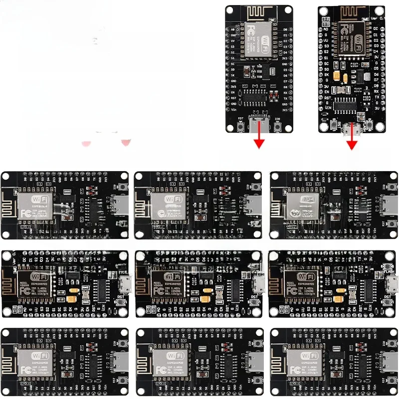 ESP8266 NodeMCU LUA CH340 ESP-12E WiFi Internet płytka rozwojowa 4M Flash szeregowy moduł bezprzewodowy dla Arduino Type-c usb — zdjęcie produktu 7
