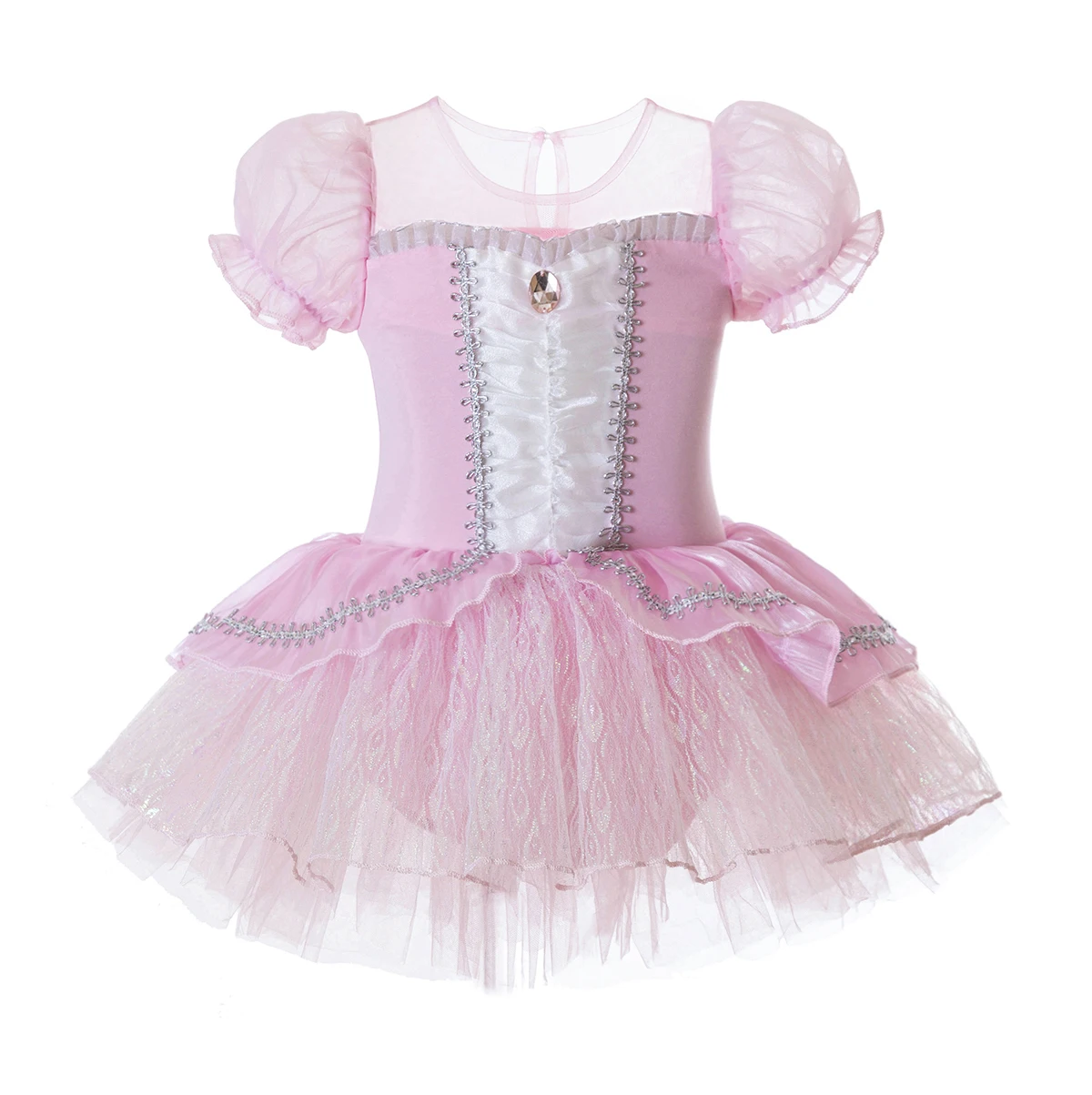 Princess Girl Sequined TUTU Ballet Dancing Dress Girl Party Costume Stage Show Fancy Outfit Children's Special Occasion Clothing image 3