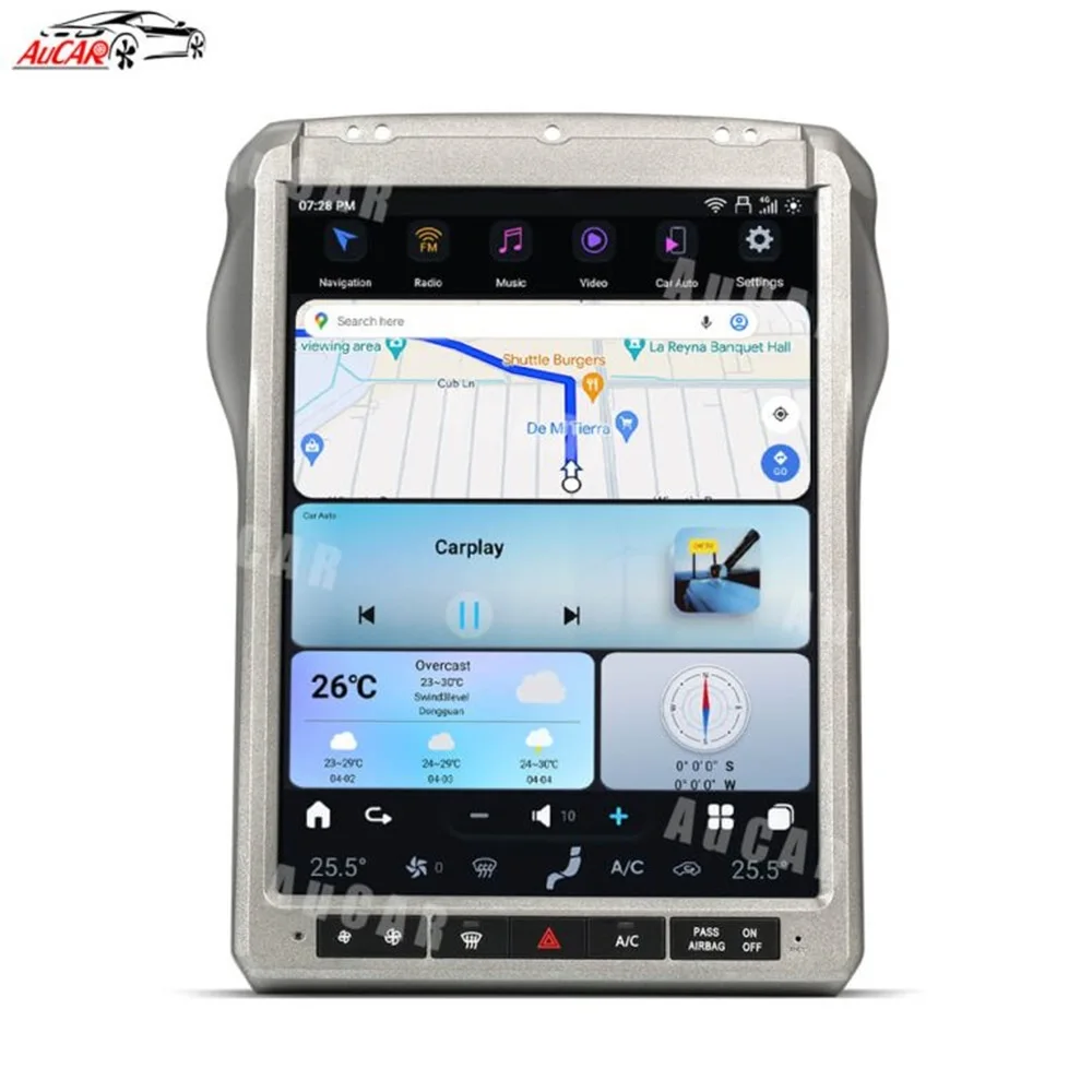 

Aucar 12.1'' Android 13 GPS Navigation Head Unit For Ford F250 F350 F450 F650 2010-2016 Car Radio Multimedia Player Touch Screen