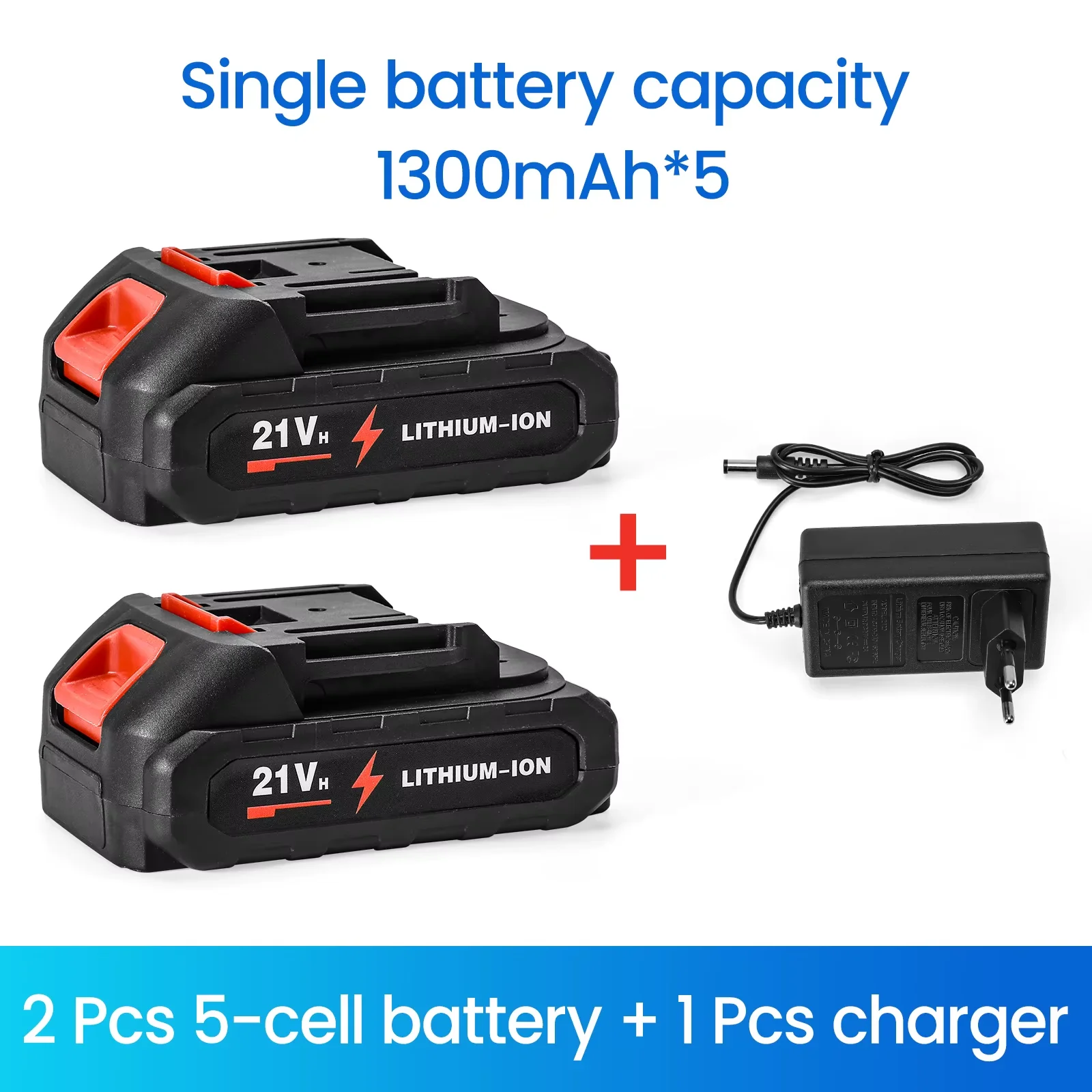 13000mAh für Makita Lithium-Ionen-Ersatzakku, kompatibel mit Makita BL1860B BL1860 BL1850, wiederaufladbarer Akku für Elektrowerkzeuge