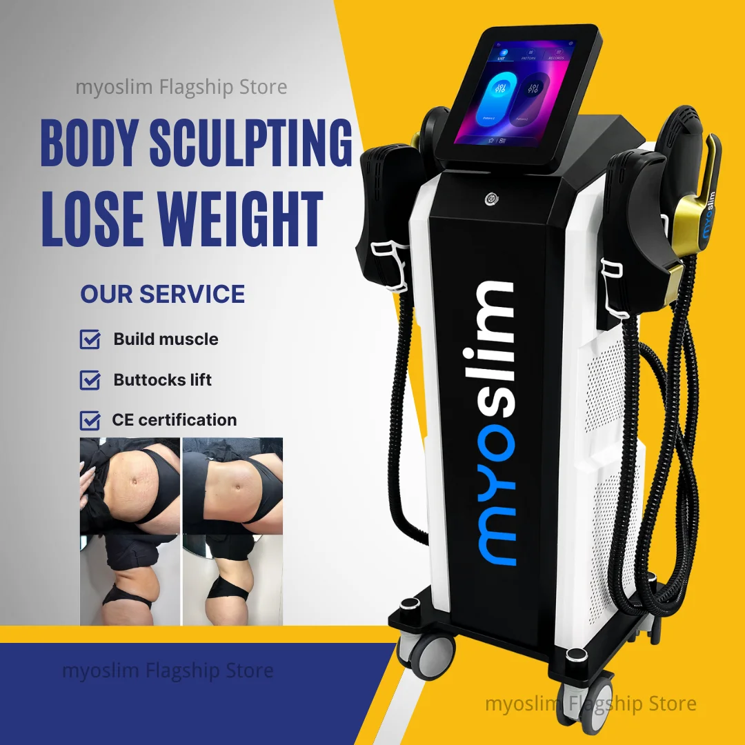 

EMS машина для моделирования тела RF скульптура потеря веса сжигание жира оборудование для стимуляции мышц для похудения 6500 Вт HI-EMT MYOslim