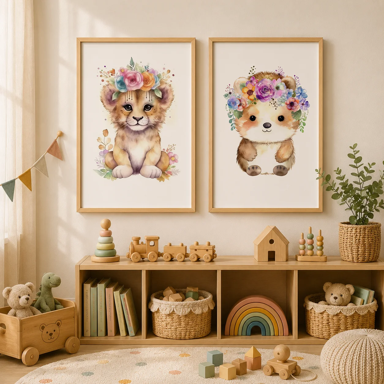 Décoration murale animale pour - Baby Nursery Plants avis et prix