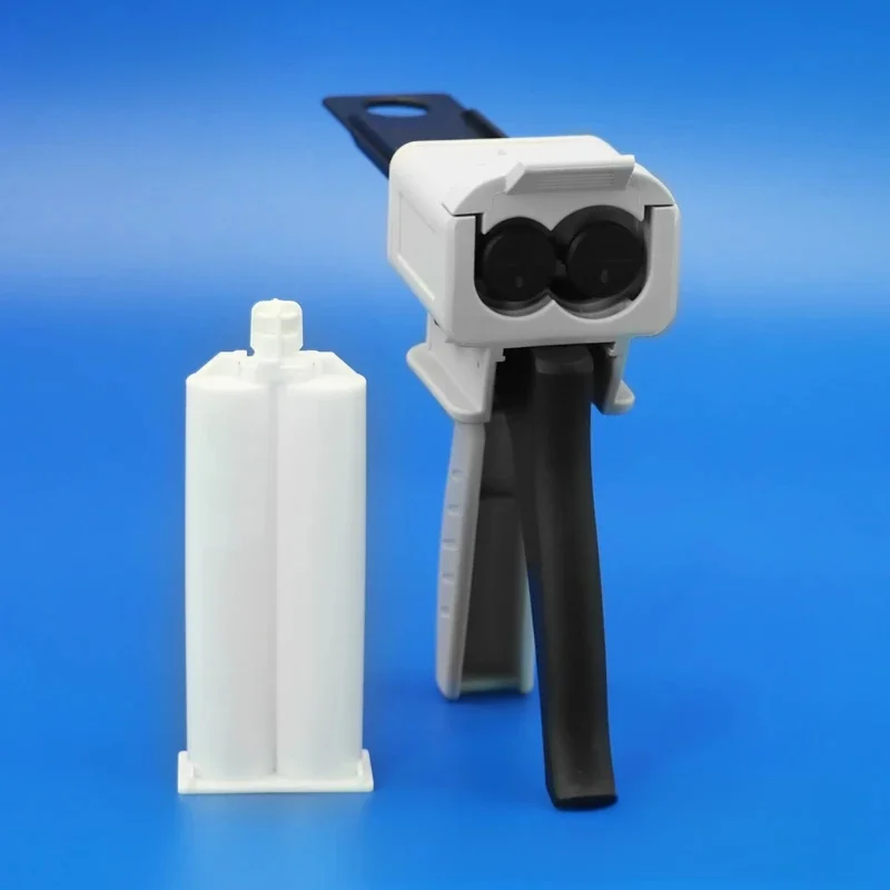 50ml 1:1 Epoxy Adhesives Dispensing Gun 2K Kit Portable Double Tube Mixing Dispenser Loctite ARALDITE 3M Cartridges AB Glue Gun