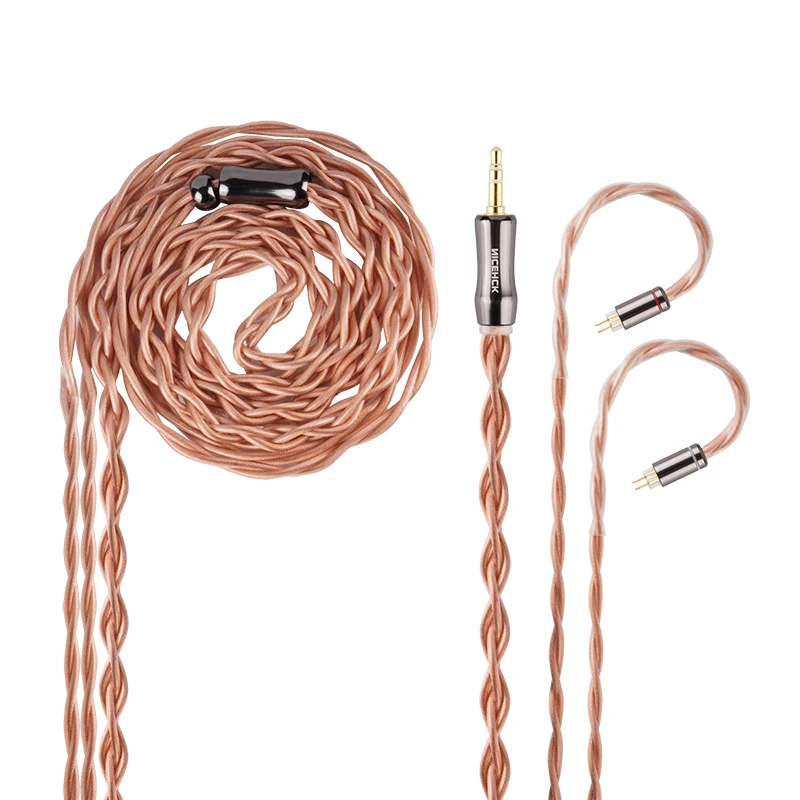 美品 NICEHCK AceMeteor 2Pin 4.4mmプラグケーブル NICEHCK 秋 IEM アップグレードケーブル 18.6 AWG 二層同軸超純単結晶