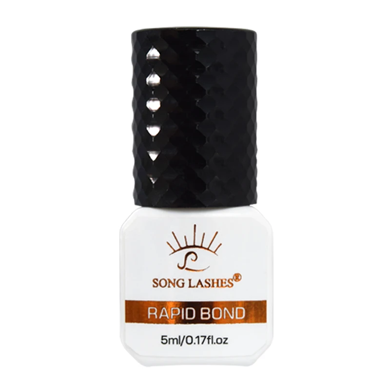 Song Lashes Rapid Bond 0,5–1 Sek., schnell trocknend, schwarz, stark klebend, langlebiger Wimpernkleber, Make-up-Werkzeuge