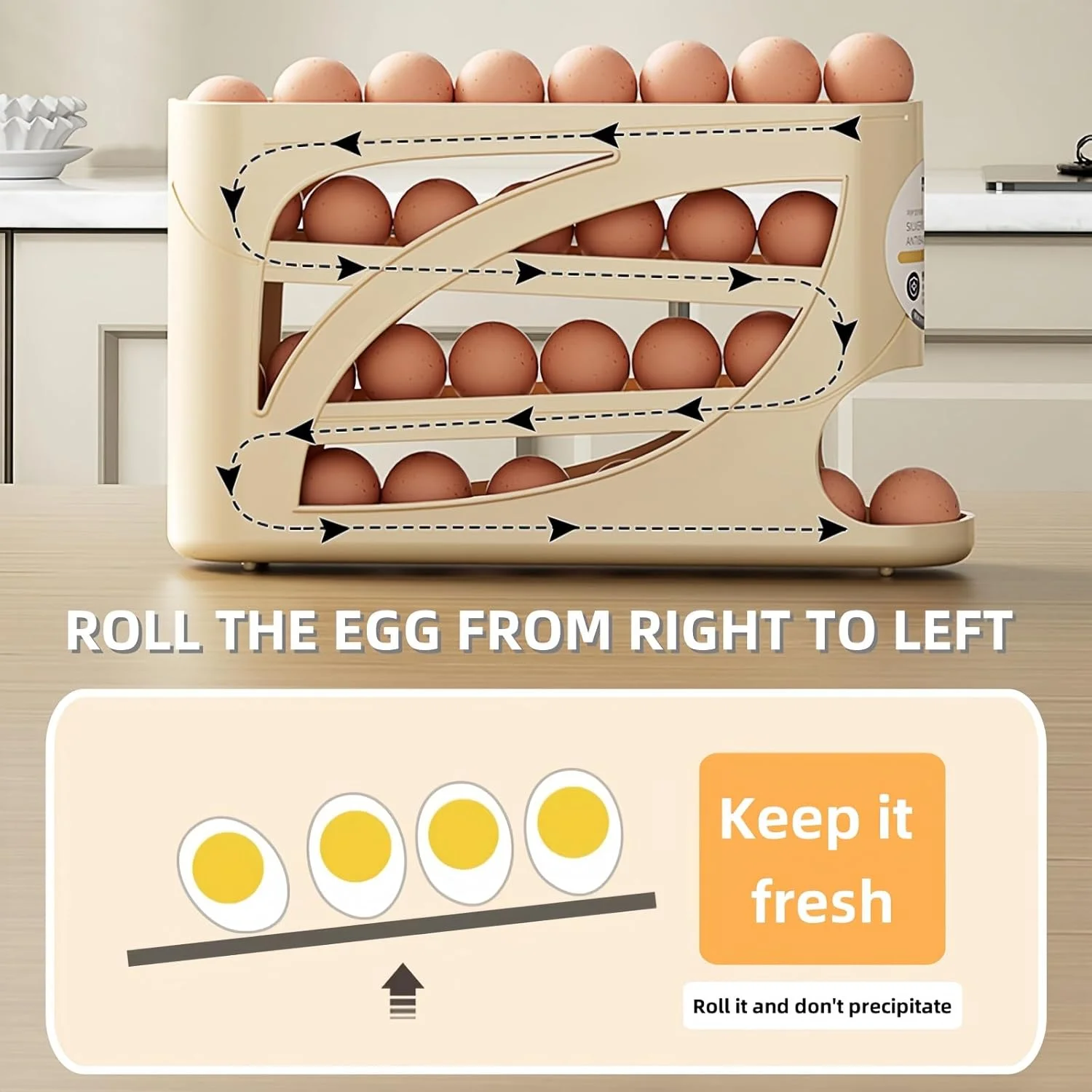 Portable Shockproof Eggs Box 3/4/8 Grids Storage Container Egg Holder Transparent Kitchen Organizer for Outdoor Camping Picnic product image