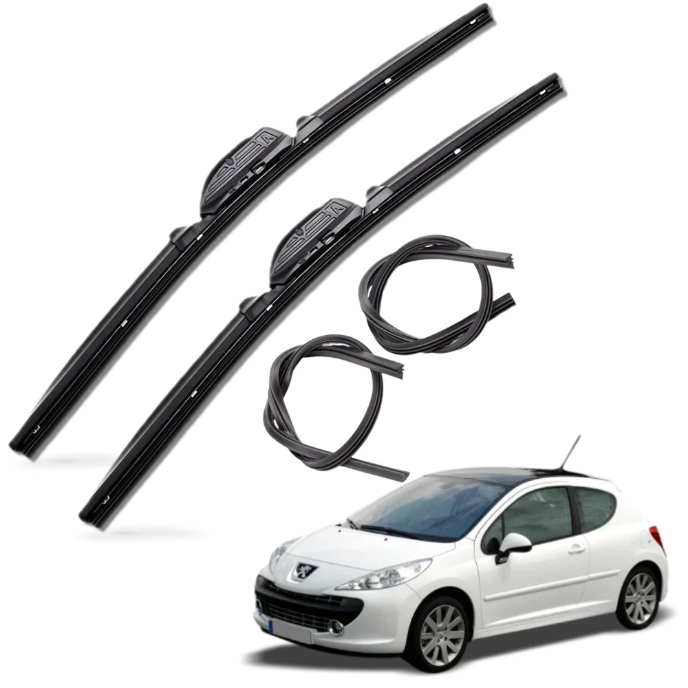 1 + 1 + 1 Peugeot 207 Pure Premium Wiper Brush Rubber