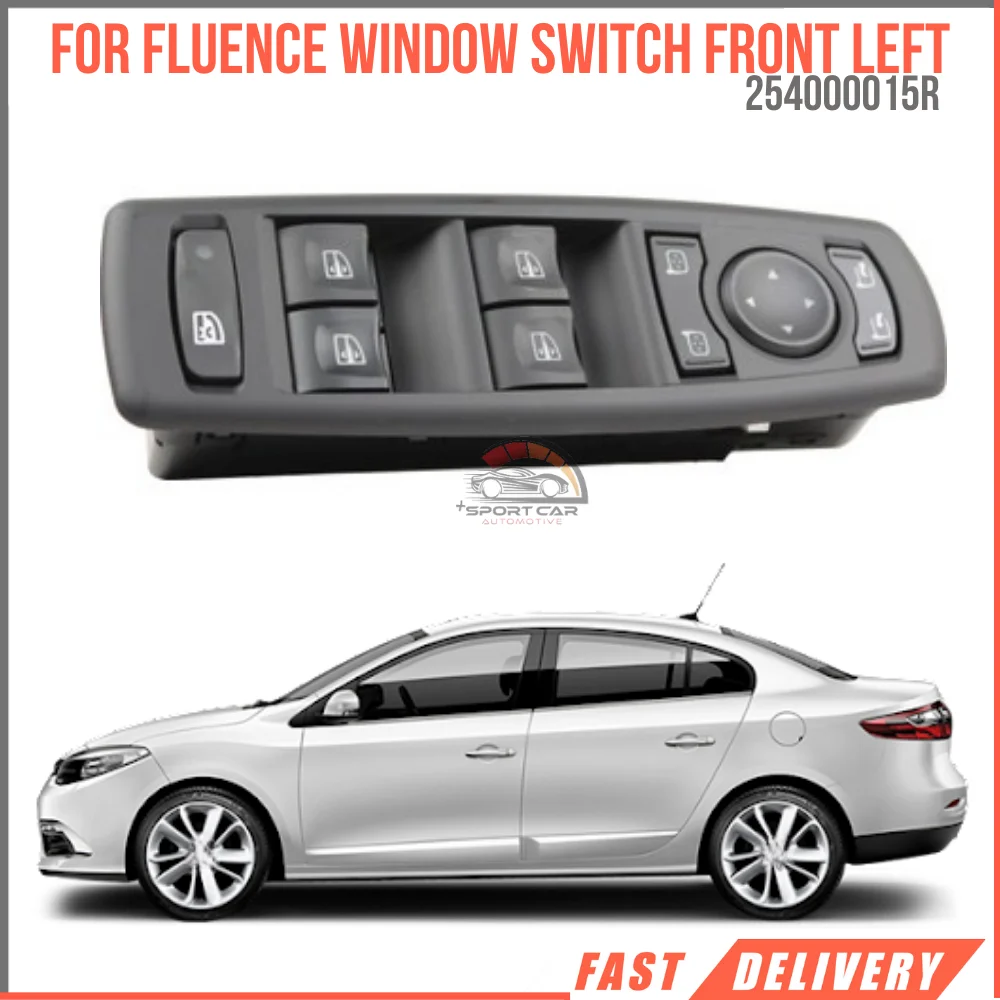 

For FLUENCE GLASS SWITCH COMPLETE ON LEFT WITH FRAME Oem 254000015R super quality high satisfaction high satisfaction