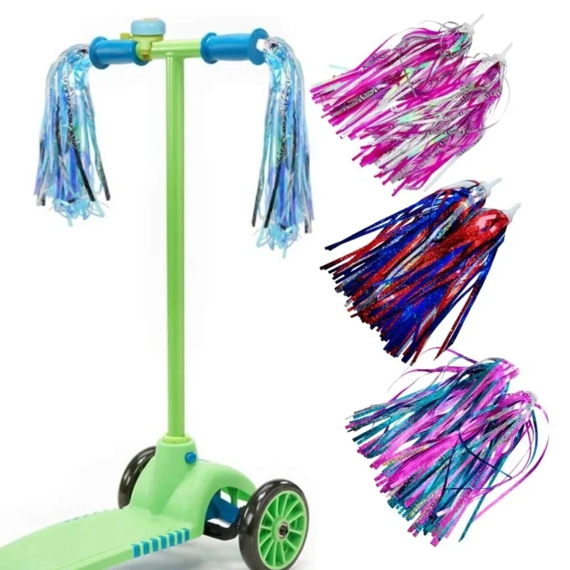AliExpress Kids Bike Tassel Tape, Kids Scooter Handlebar Accessories, Bike Grip Tape, Baby Carrier Accessories, Easy to Fix to Handlebar