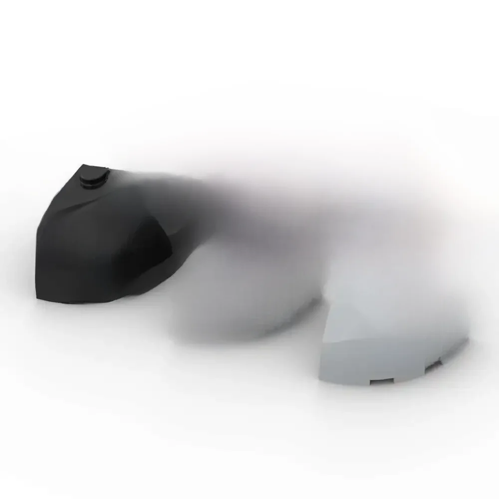 MOC – Kit de blocs de construction à coins ronds 3x3x2, 10 pièces, 88293, particules supérieures en forme de dôme, jouets éducatifs à assembler, cadeaux d'anniversaire pour enfants