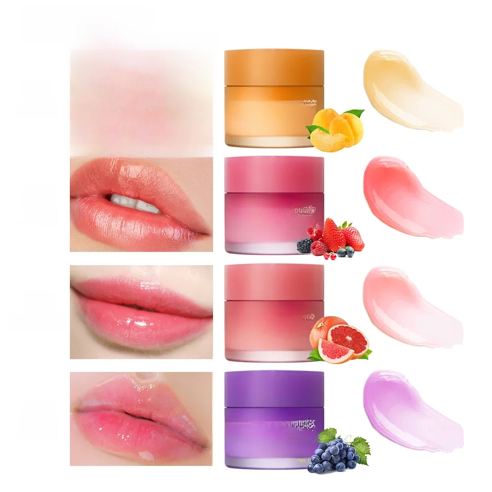 Masque à lèvres hydratant pour dormir, soins de nuit, entretien, estompe les lignes des lèvres, soulage la lipite, produits de soins pour les lèvres, 20g