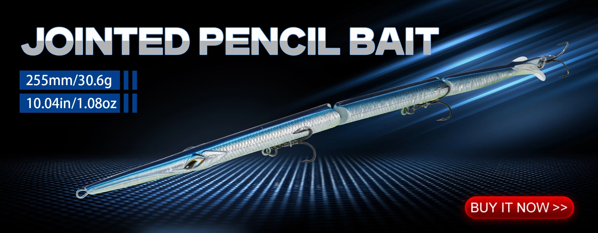 Hunthouse Topwater Pencil Angelköder 90mm/11,5g 120mm/26g Oberflächenköder WTD Top Walkers Pesca für Bass und Forelle – Detail 13