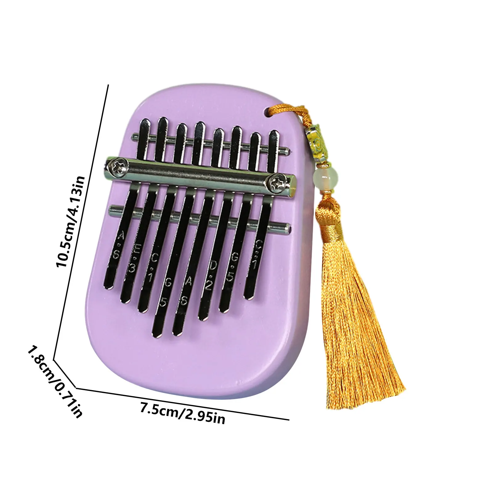 Kalimba Thumb Piano 8 Key Alto Mini Kalimba Instrument Portable Mbira Finger Piano Finger Instruments Decorative Cute For Kids