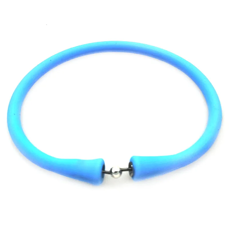 Wholesale Turquoise Rubber Silicone Wristband for Custom Bracelet