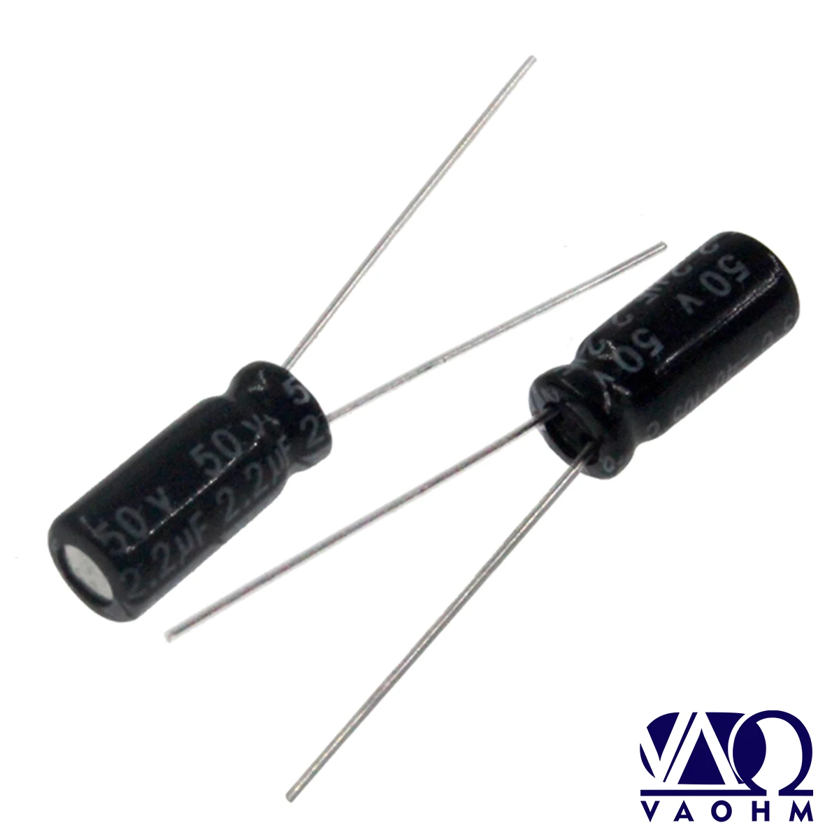 50PCS 0.47uF 0.1uF 0.22uF 0.33uF 0.47uF 1uF 2.2uF 3.3uF 4.7uF 10uF 50V Aluminum Electrolytic Capacitor 4*7MM