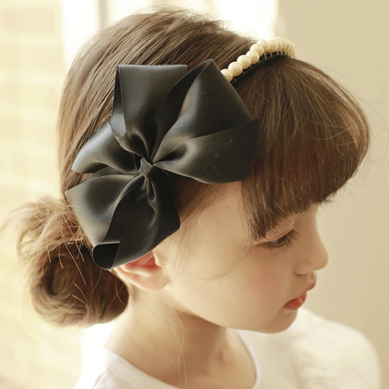 Lucky Bambi four pearly double ribbon hairband