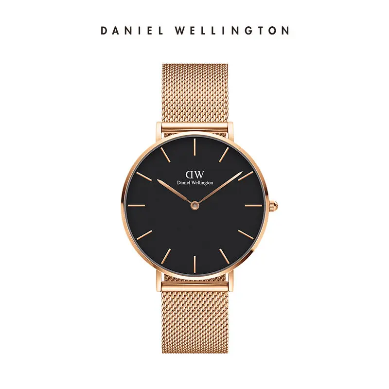

Daniel Wellington DW Watch Petite 36mm Quartz Watch for Women Men Minimalist Luxury Stainless Steel Mesh Band Waterproof Fashion