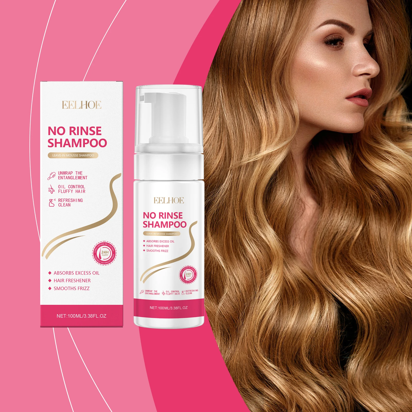 

Waterless Shampoo Mousse Control Water Oil Balance Repair Damaged Hair Cleansing Hair Scalp Refresh Nourish Treatment Shampoo