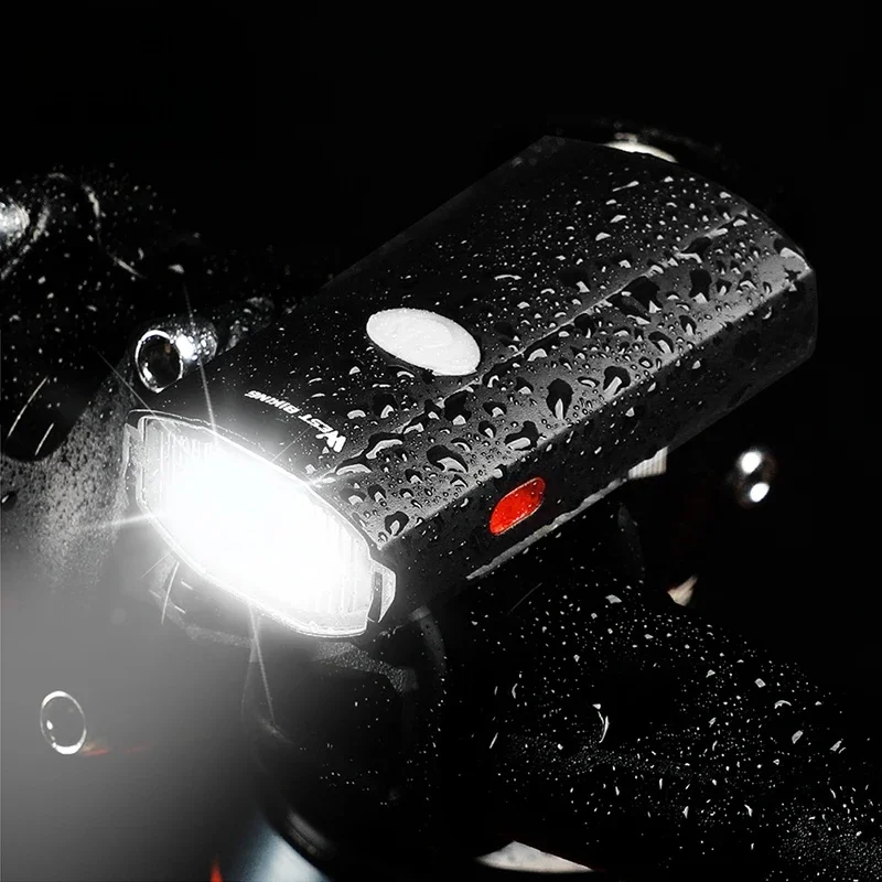 AliExpress West Biking WEST BIKING Bike Helmet Headlight Cycling Front Lighting Warning Safety MTB Road Waterproof Bike Light Cycling Accessories