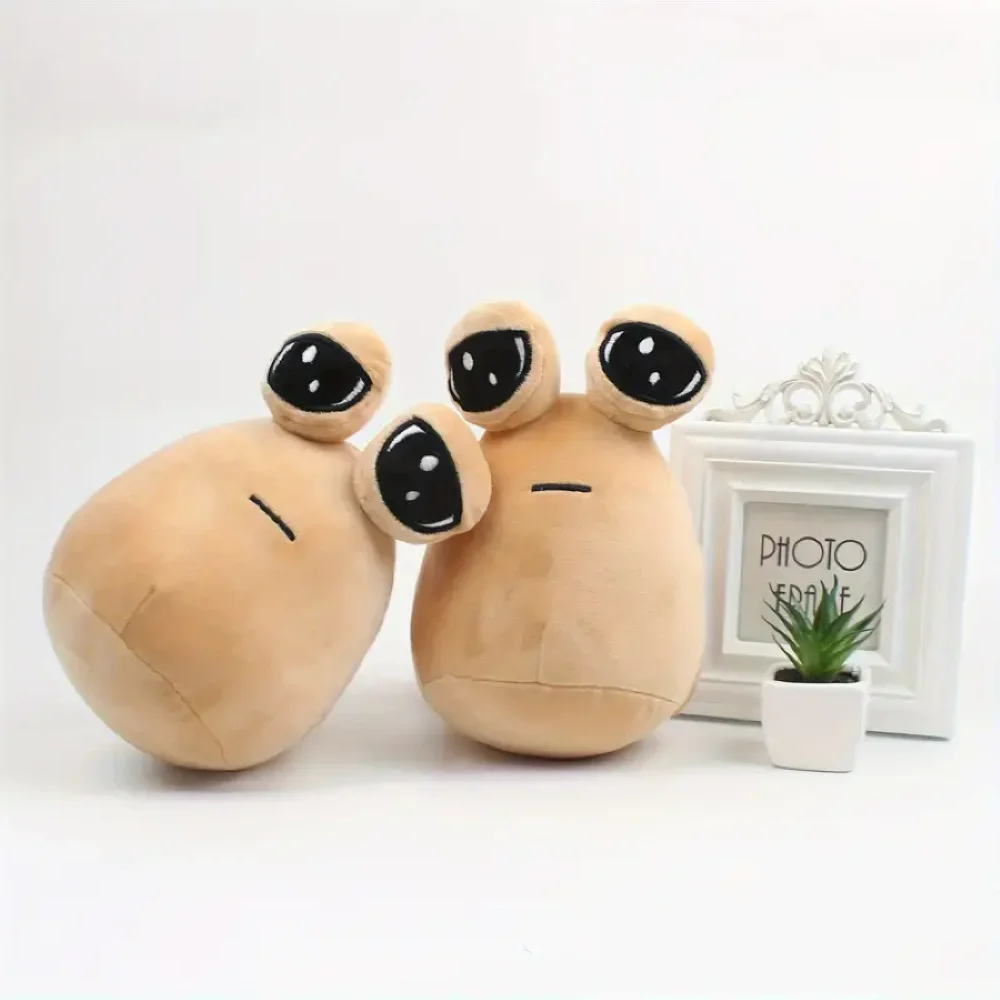 4 Stile Entzückendes heißes Spiel My Pet Alien Pou Plüschtier Pou Kuscheltiere Plüsch Perfektes Geschenk Halloween Dekor Thanksgiving Christus – Detail 6