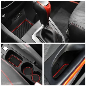 Renault Clio 4 için arabanın kapısının açılmasından çıkan paspaslar, Bir bardak altlığı, kapının kapısının kıvrımında bir kadeh şarap için kaymaz destek, iç kısımdaki kapı, 2019, 2018, 2017, 2016, 2015, 2014 6 renault clio için ana satış paspasları-no. 4