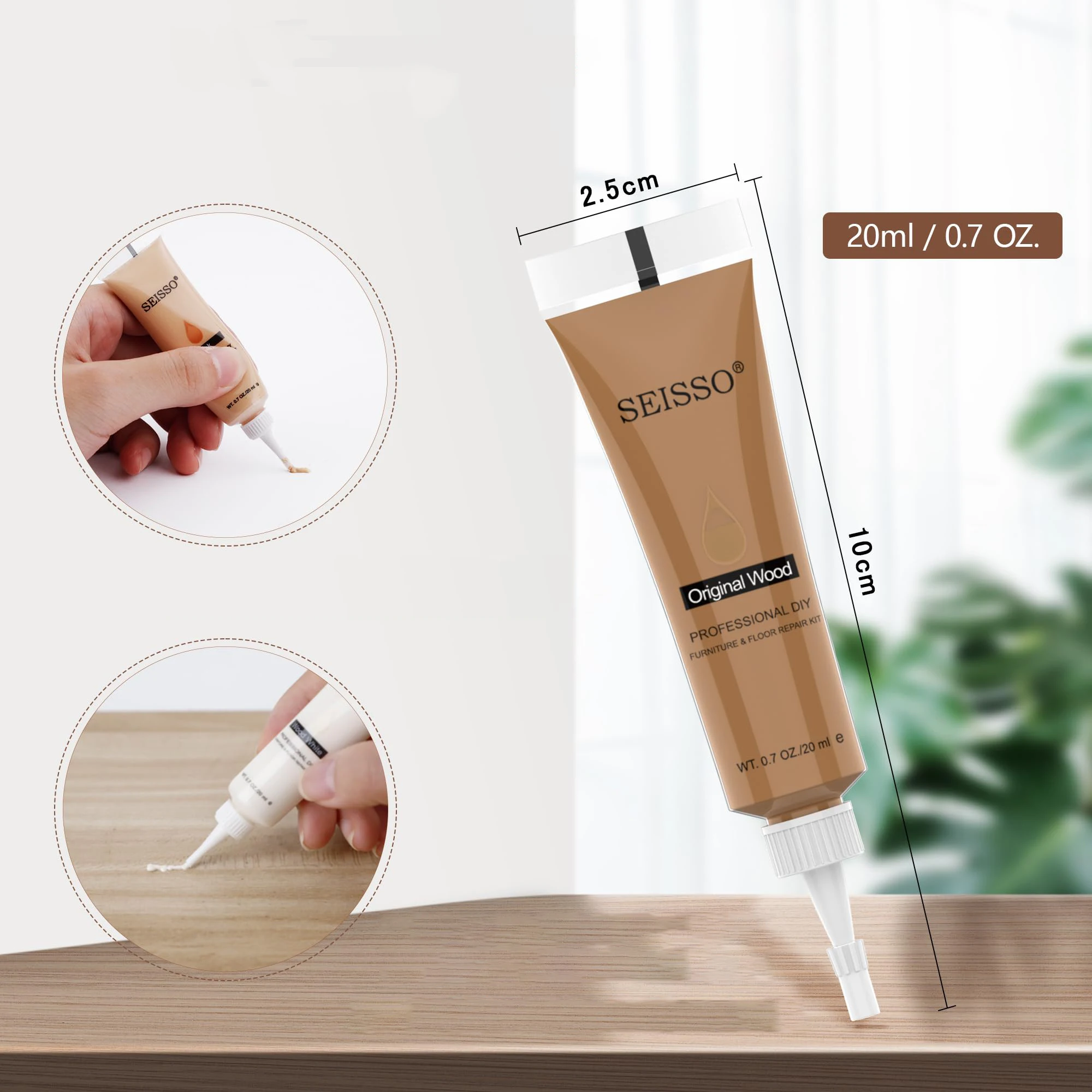 

SEISSO 12 цветов, деревянная мебель, средство для ремонта царапин, 20 мл, напольная дверь, диван, пятно, вмятин, краска, отслаивающаяся, ремонт, быстросохнущая