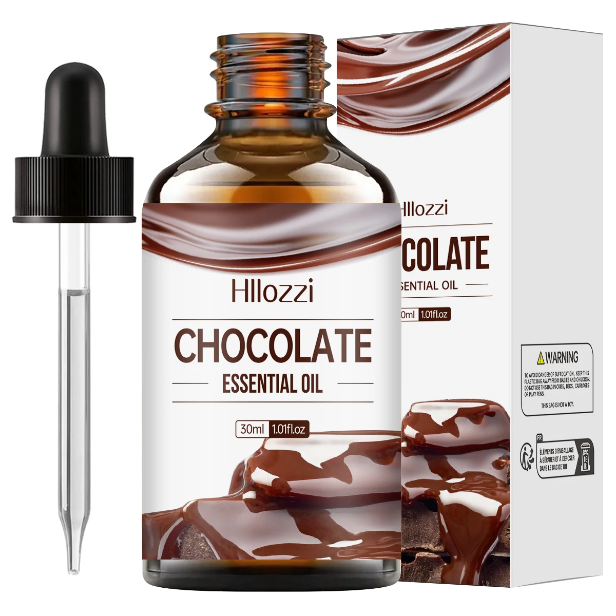 

Chocolate essential oil, skin care, humidifier, candle making, long-lasting fragrance, suitable for all skin types.