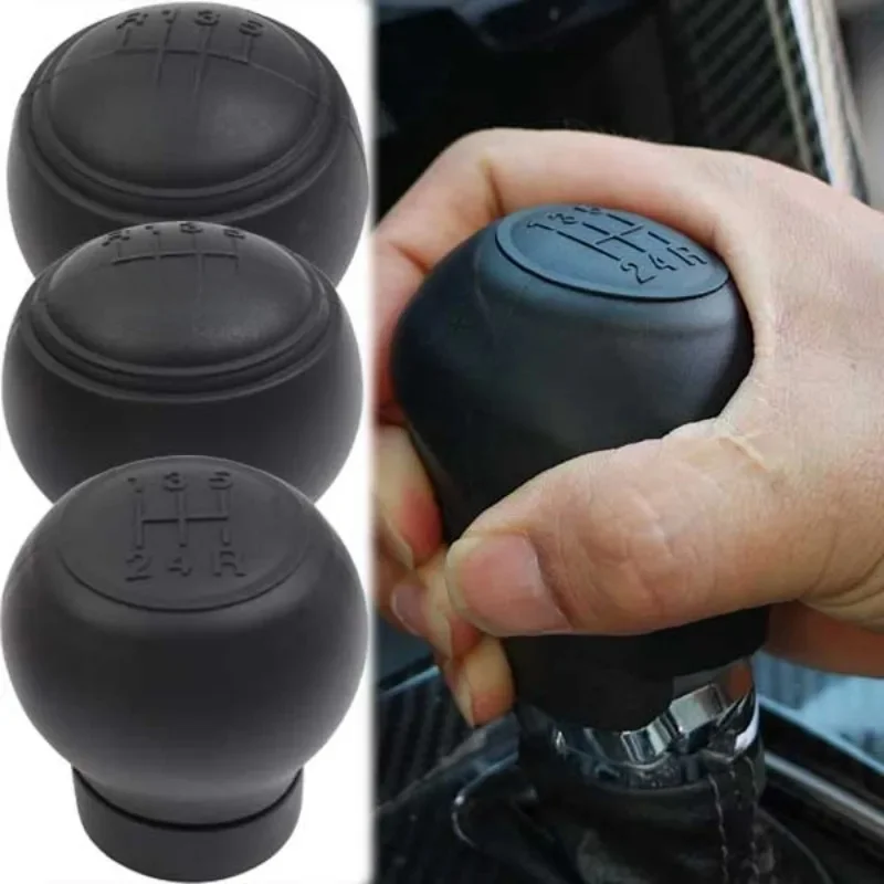 Manchon de levier de vitesse manuel de voiture, couvercle de tête de vitesse rond en silicone, anti-poussière, étanche, universel, non ald