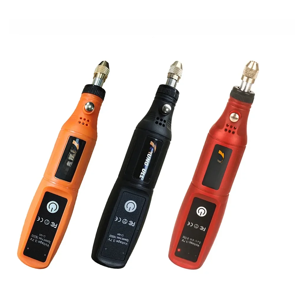 3.7V Mini Cordless Rotary Tools Electric Drill Woodworking Electric Engraving Pen for Jade Jewelry Wood Carving Nail Art