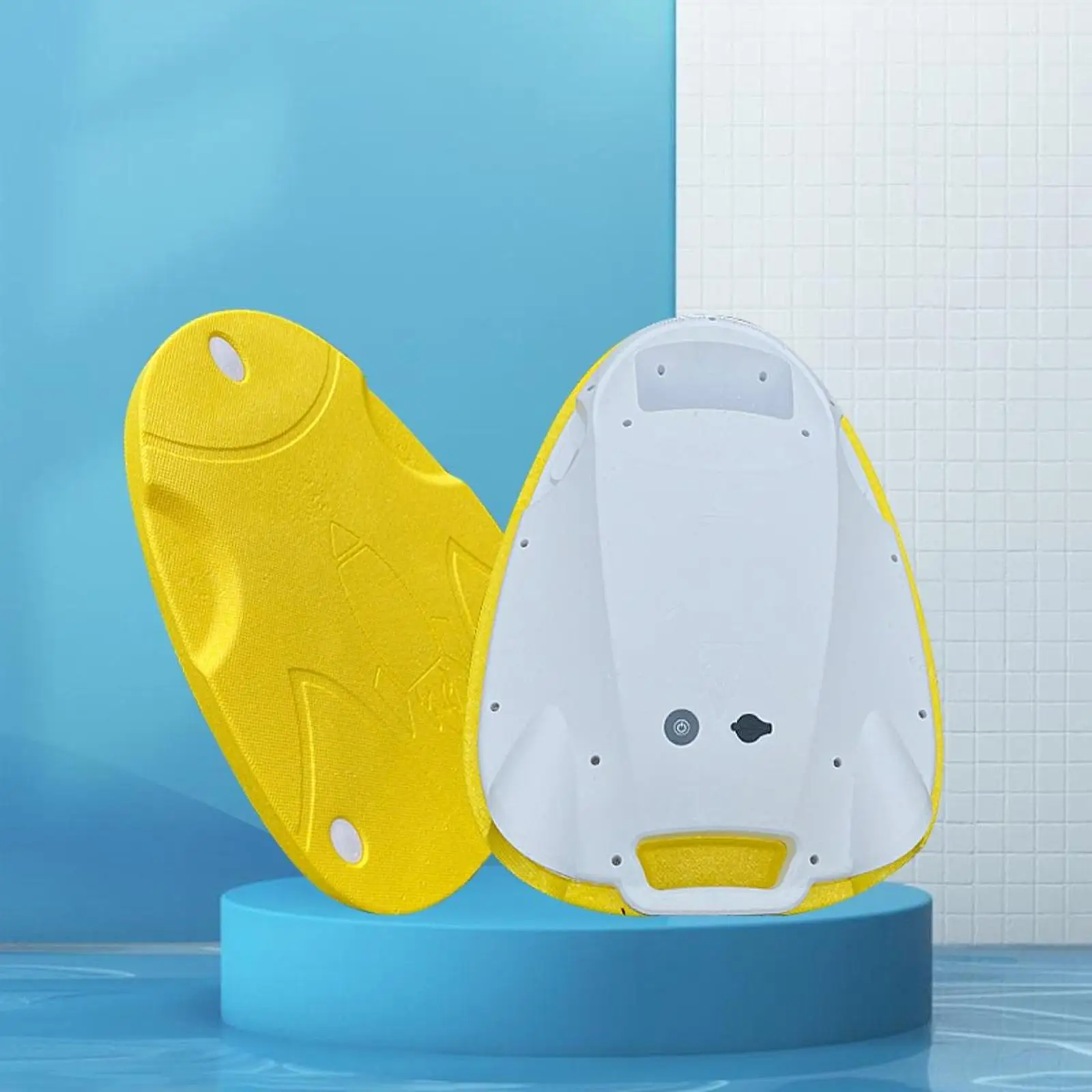 Electric Swimming Kickboard for Beginners Parent Child Water Play Sports Scooter Training Float